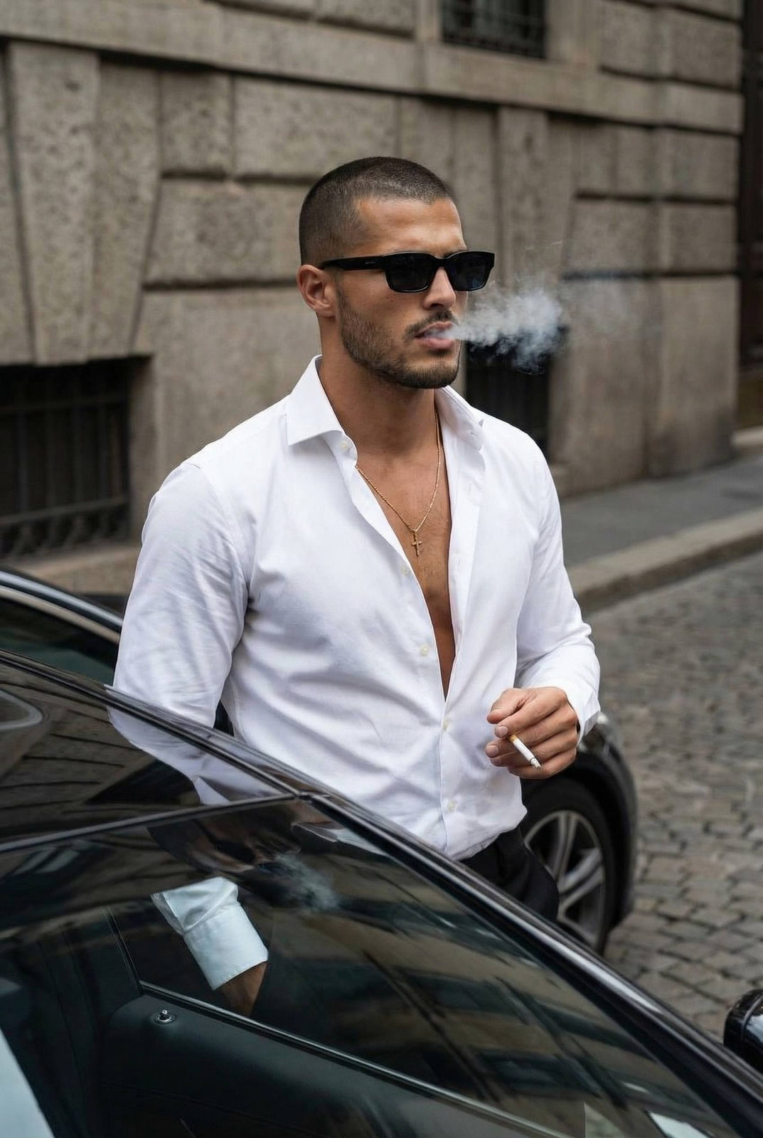 Cinematic Urban Man Portrait