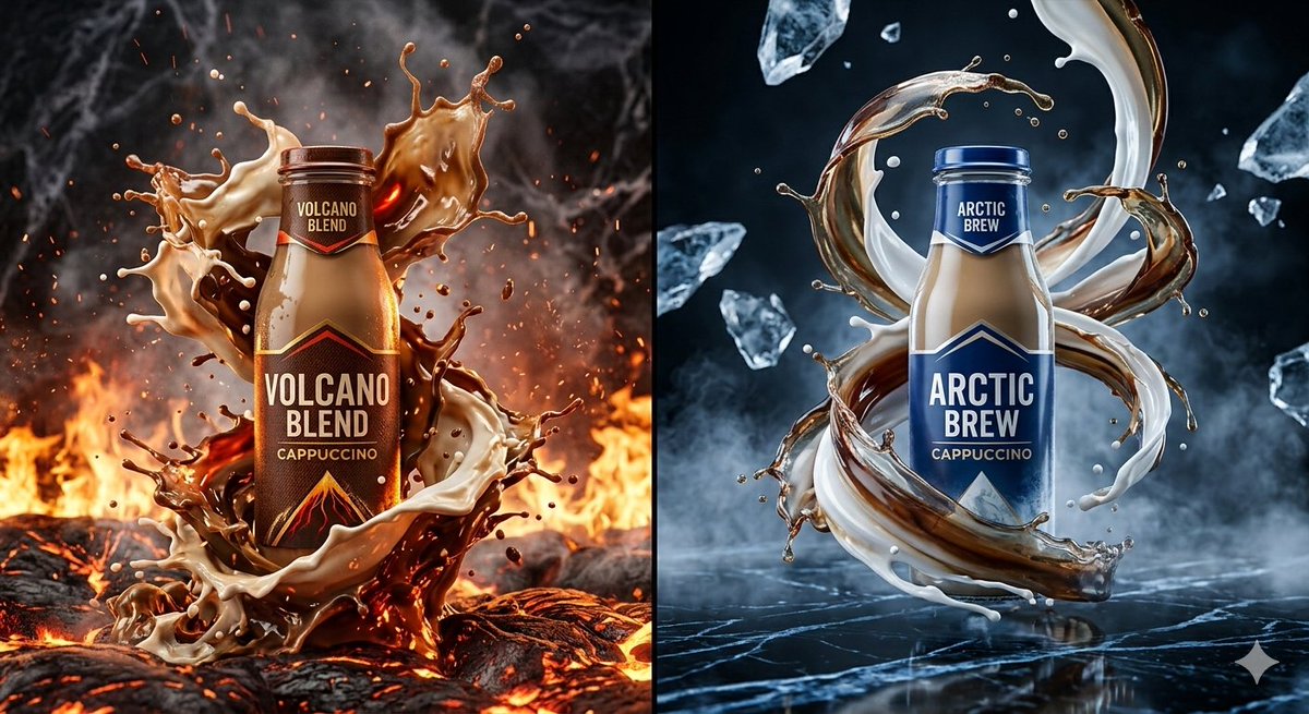 Fire vs Ice Cappuccino Clash