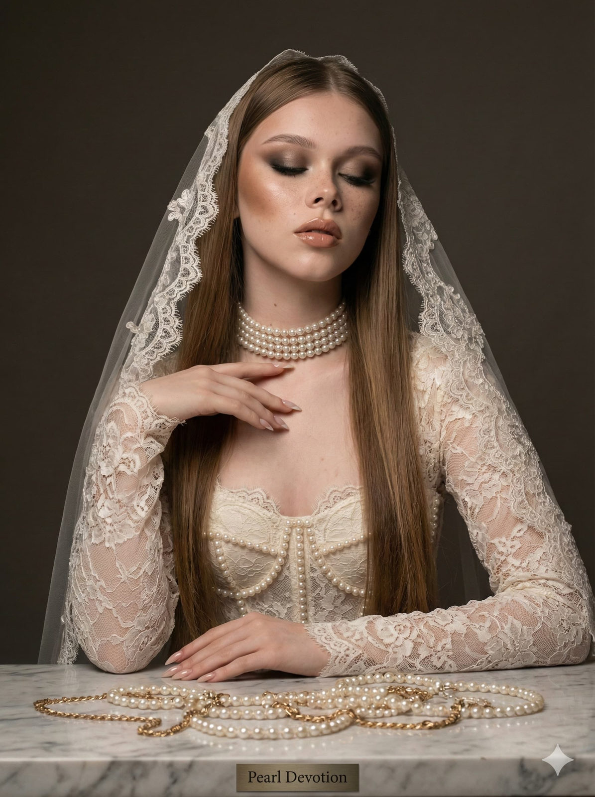 Pearl Devotion Bridal Portrait