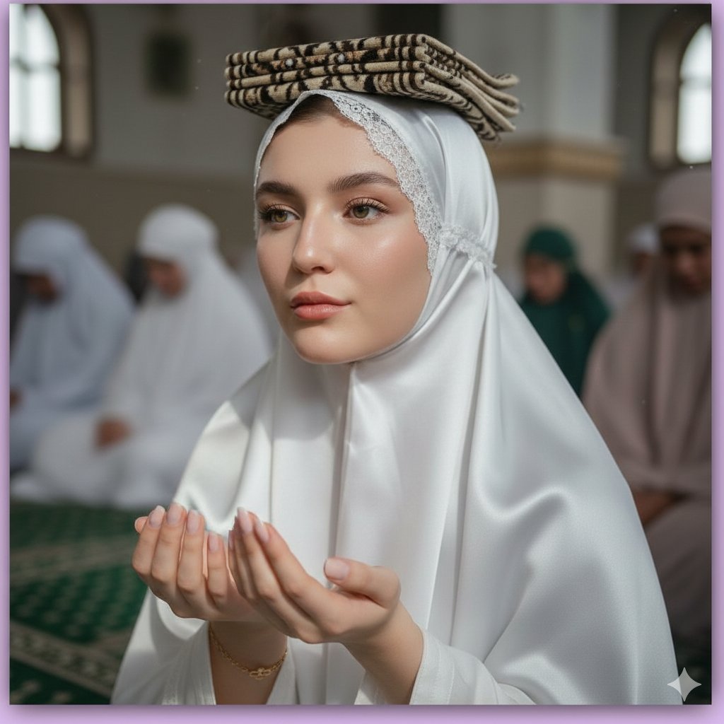 Ramadan Prayer Portrait Glow