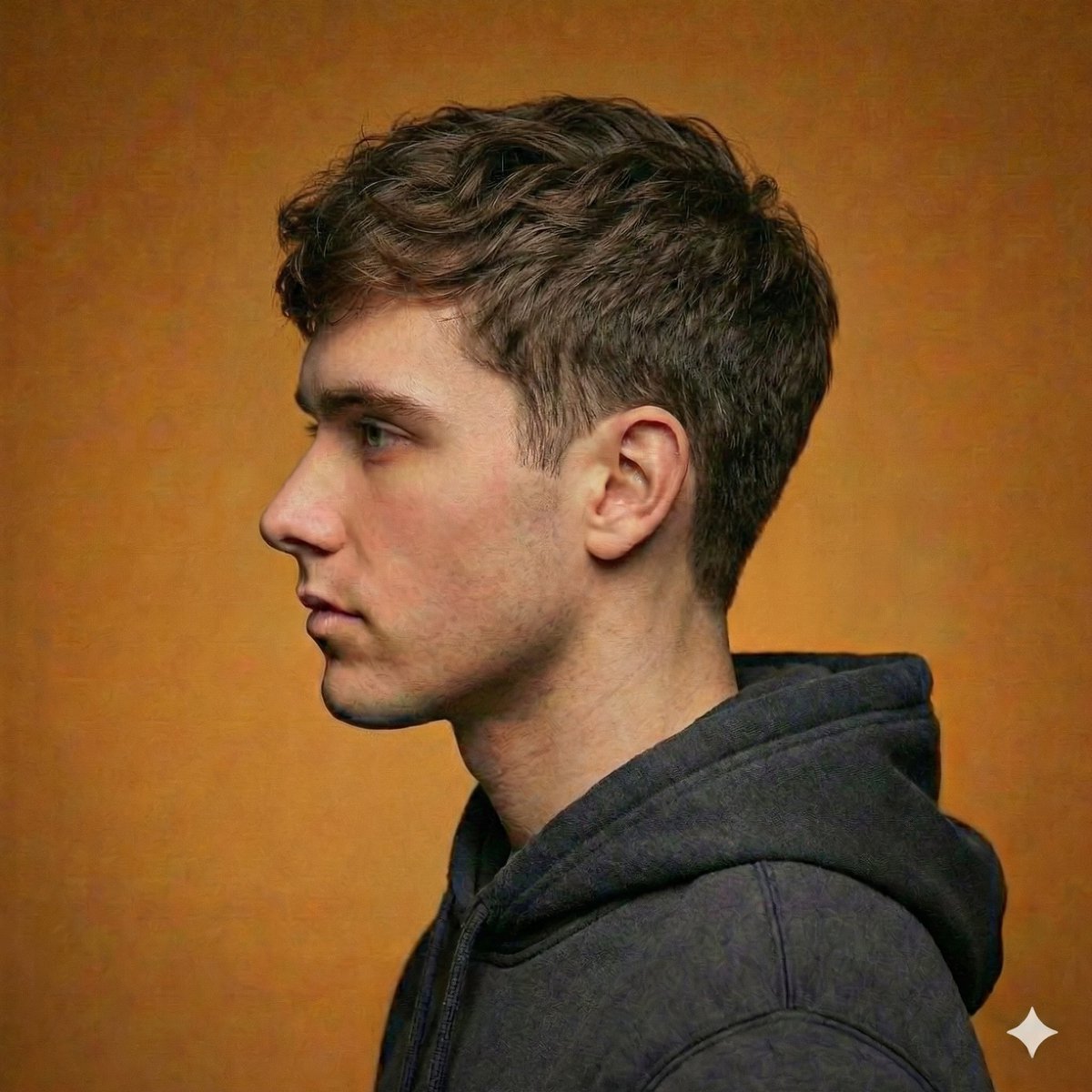 Studio Men's Hairstyle Portrait