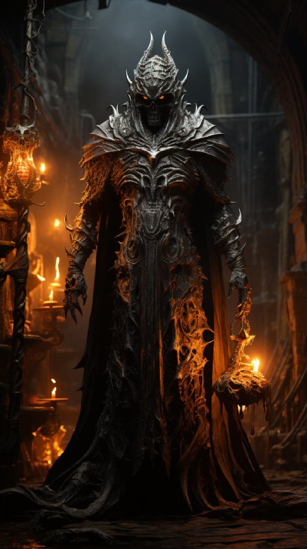 Dantes Inferno Character in H R Giger Style