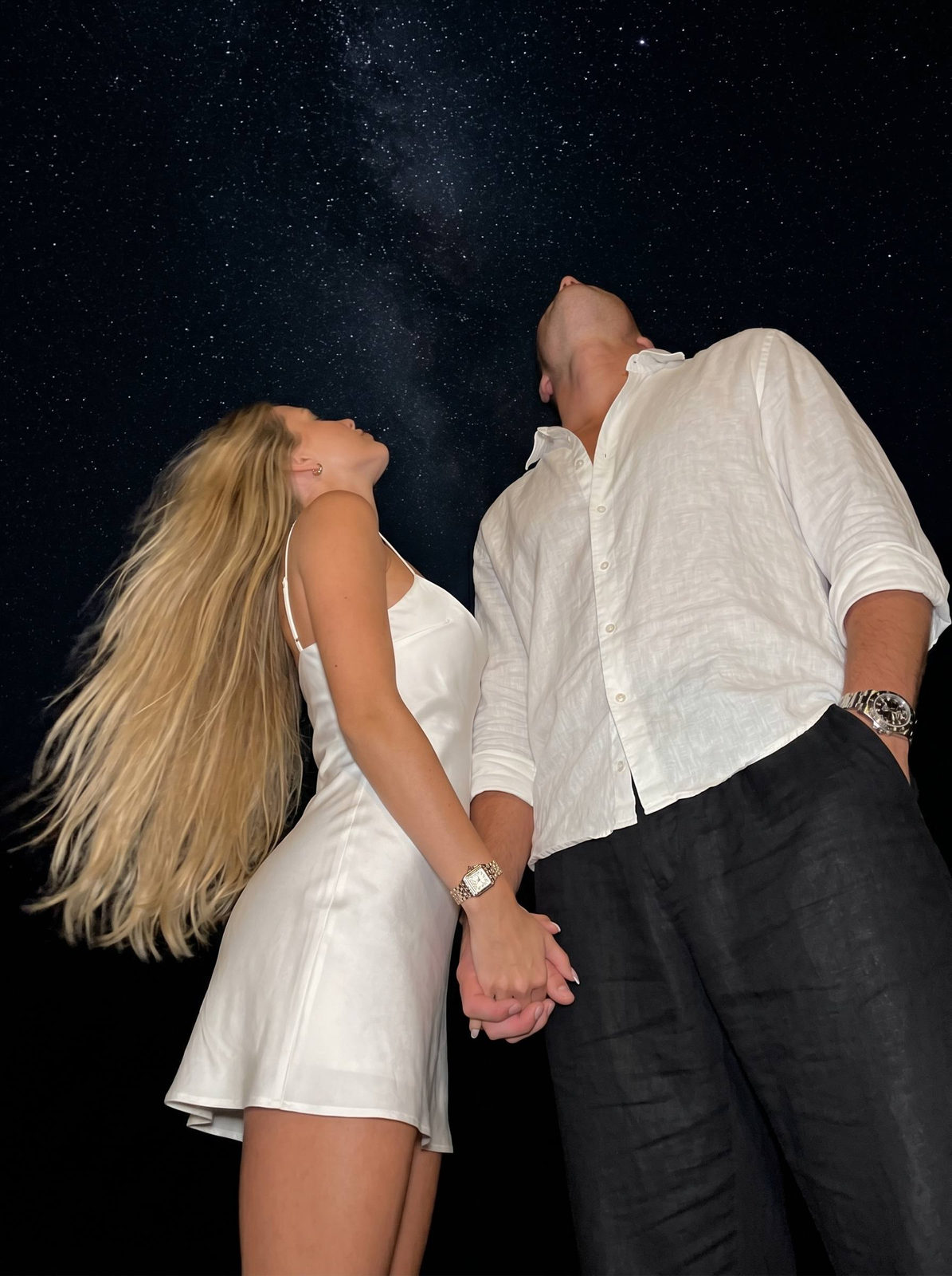 Lovers Under Starlit Sky