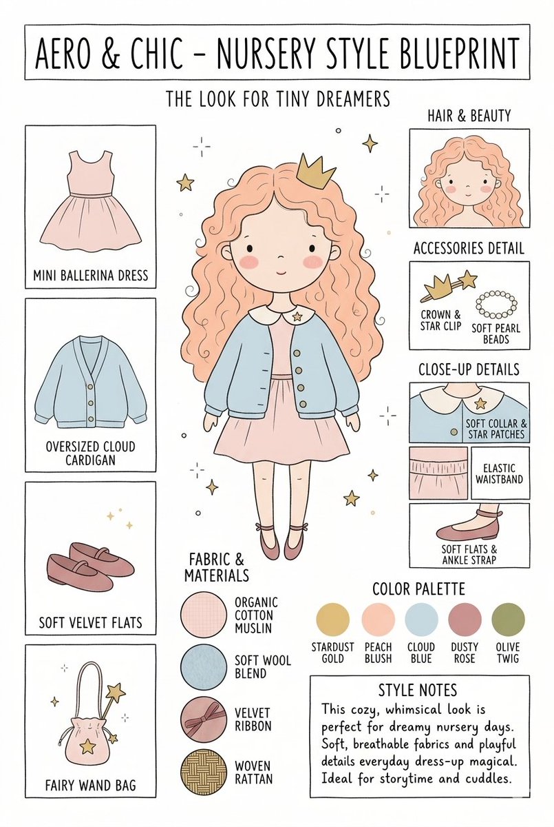 Kids Style Blueprint Posters