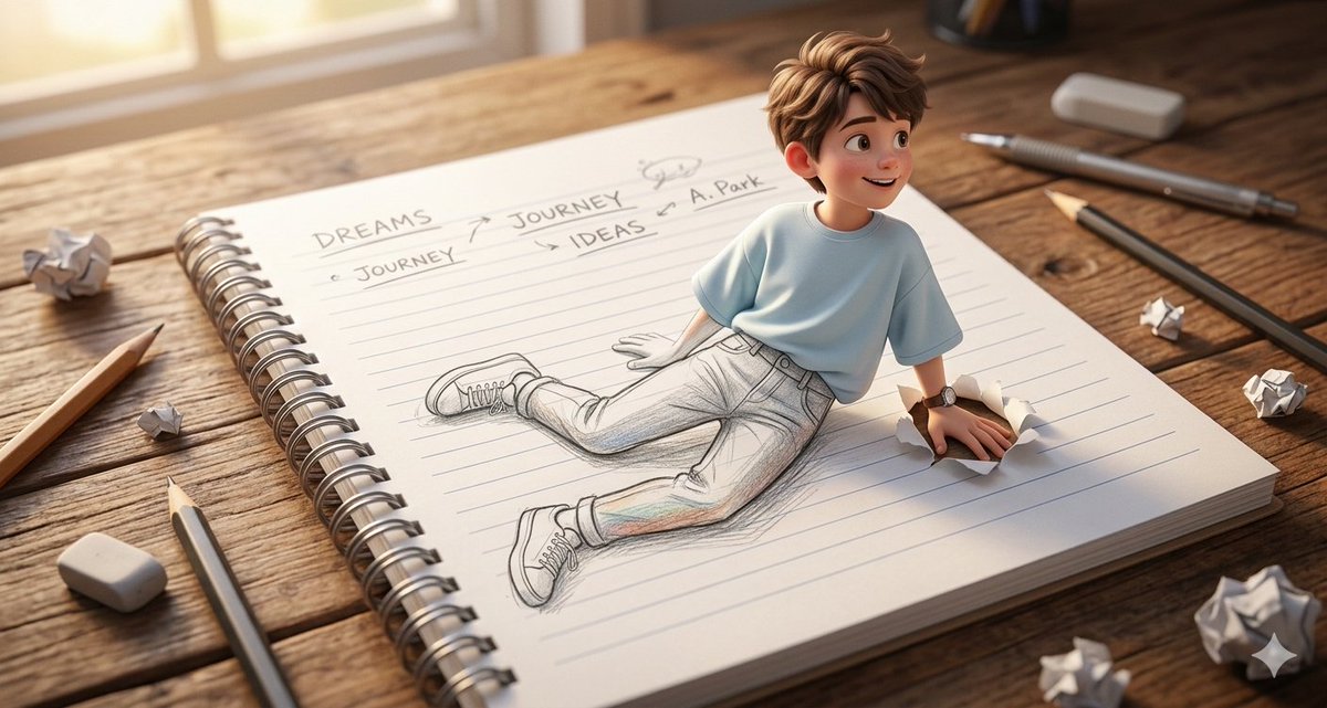 Sketchbook Dreams Come Alive