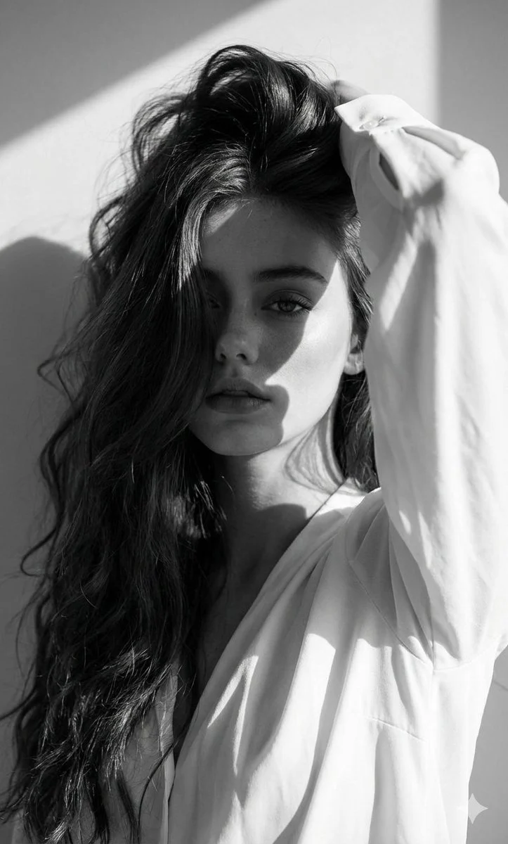 Monochrome High Fashion Portrait