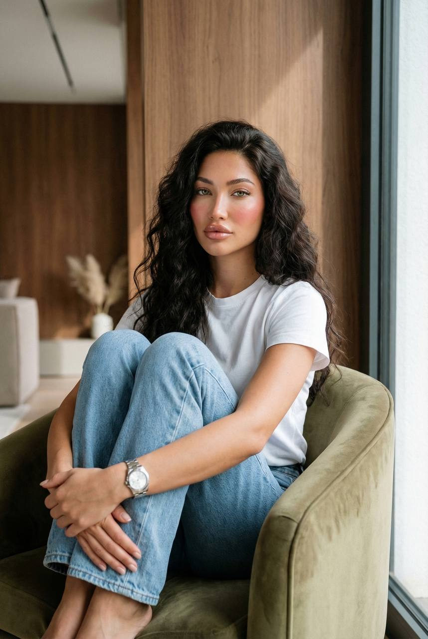 Cozy Minimalist Portrait Glow