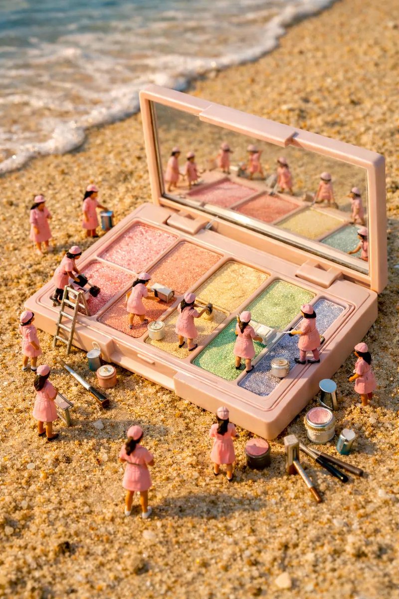 Tiny Painters at Work