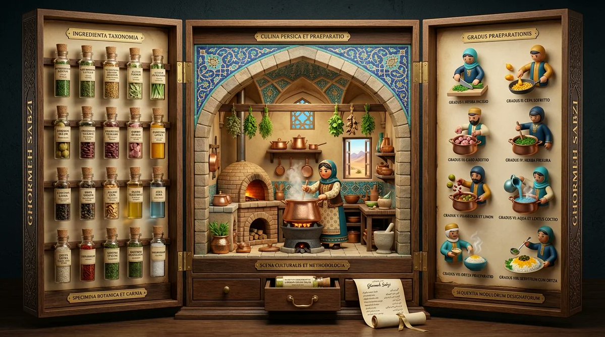 Culinary Triptych Museum Display