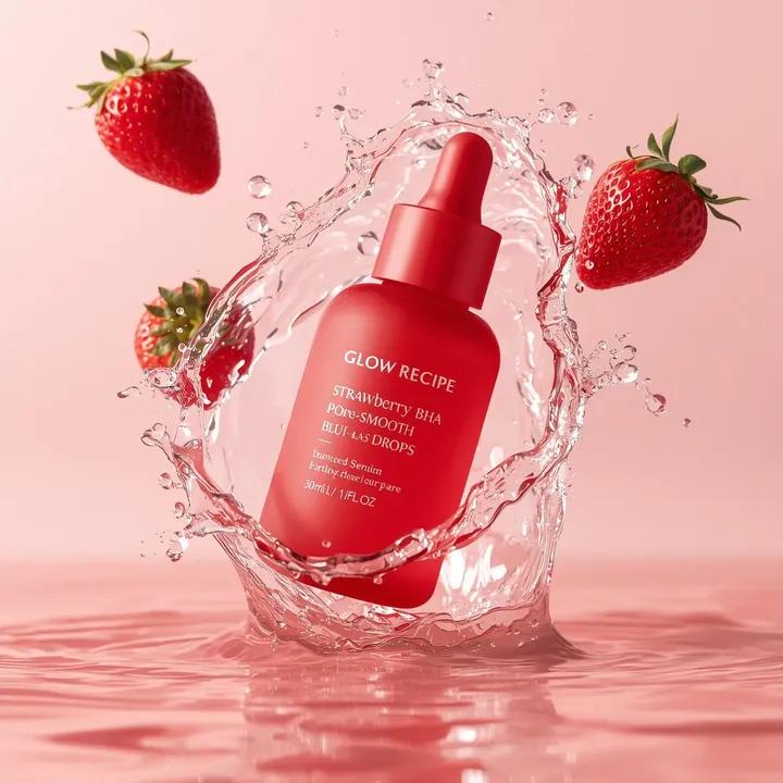 Luxury Strawberry Serum Ad