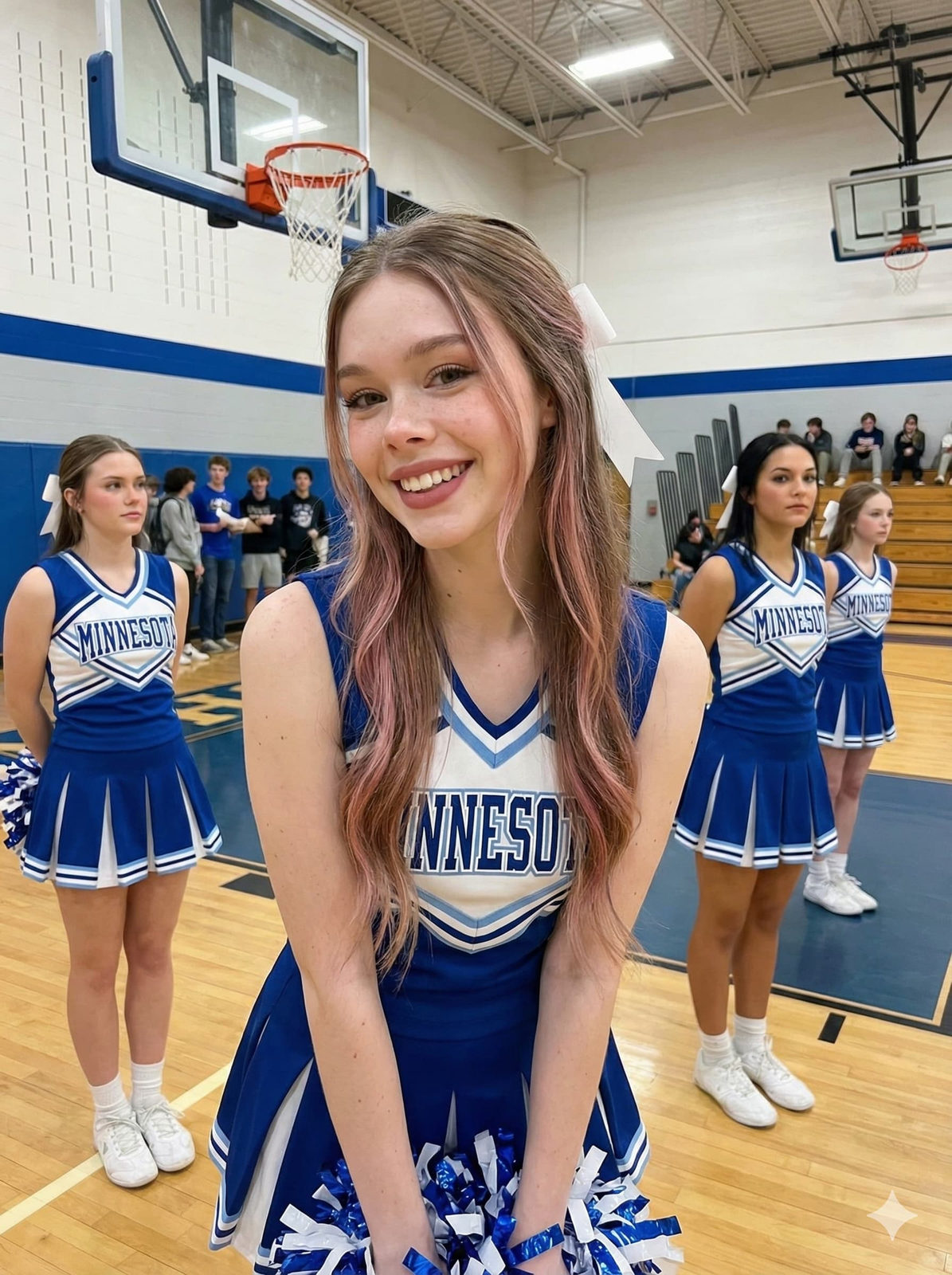 Y2K Cheerleader Portrait HD