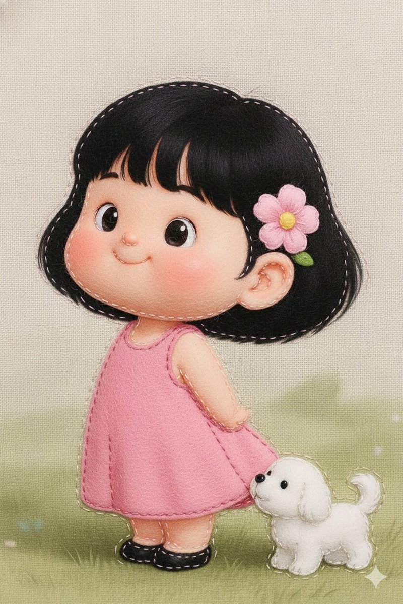 Cute Felt Doll Craft