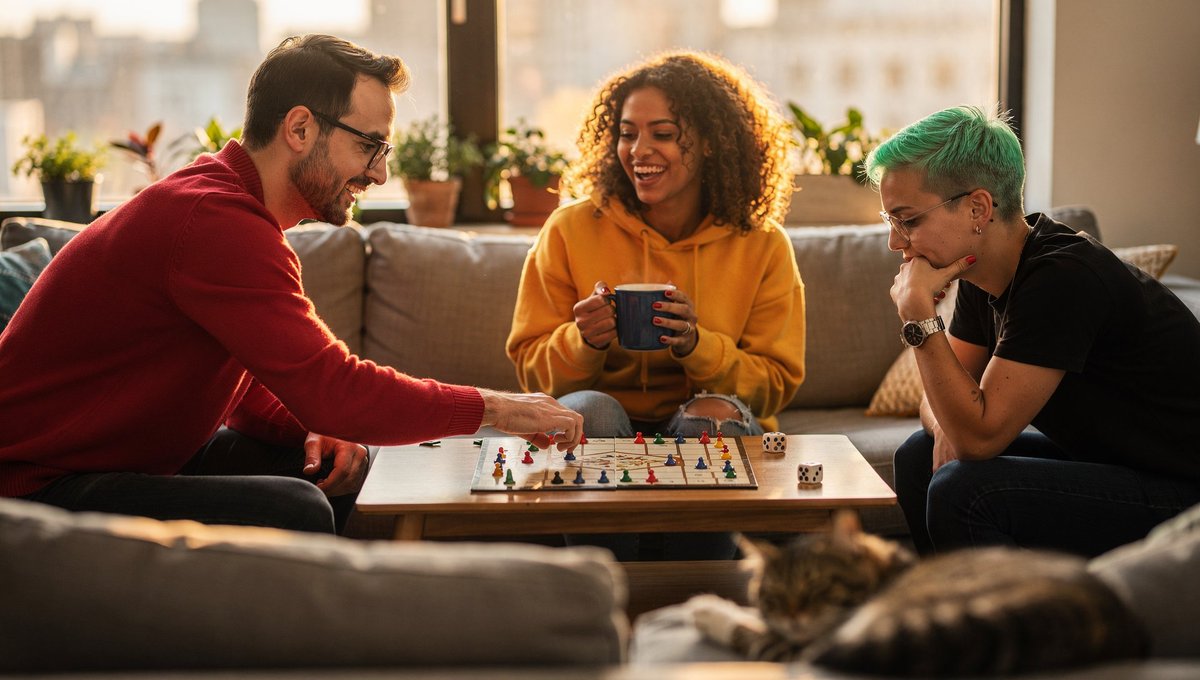 Cozy Game Night With Friends