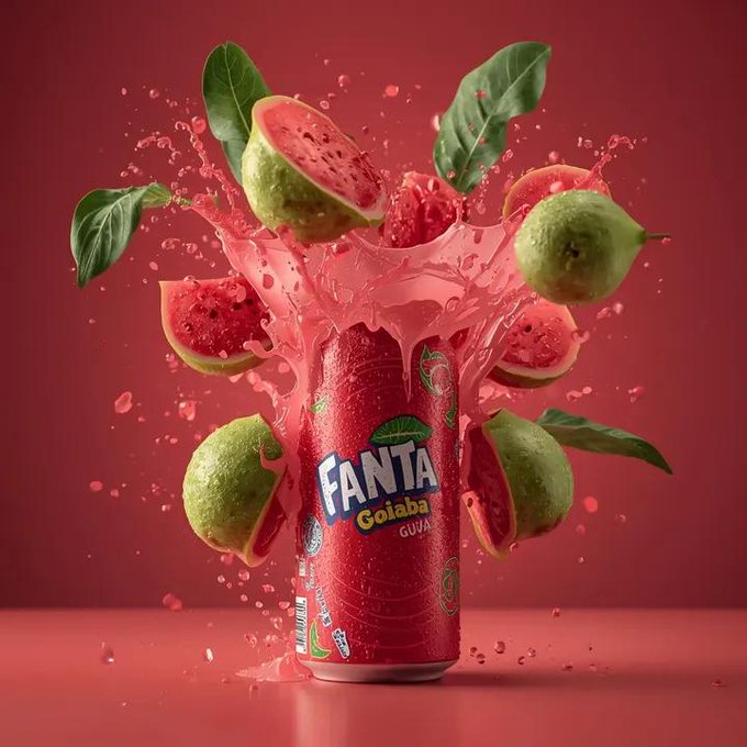 Fanta Guava Explosion Product Photography