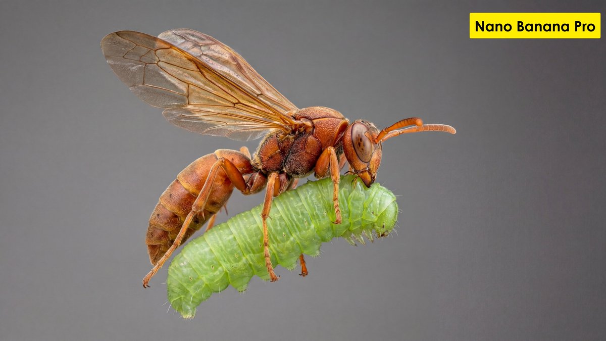 Wasp Prey Freeze-Frame
