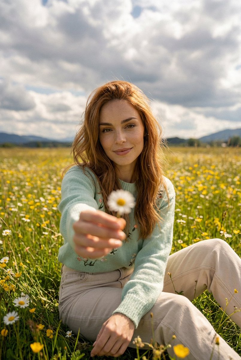 Daisy Meadow Dream Portrait