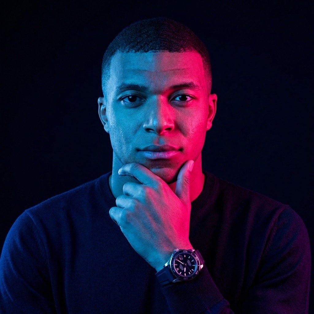 Neon Portrait Studio Lighting