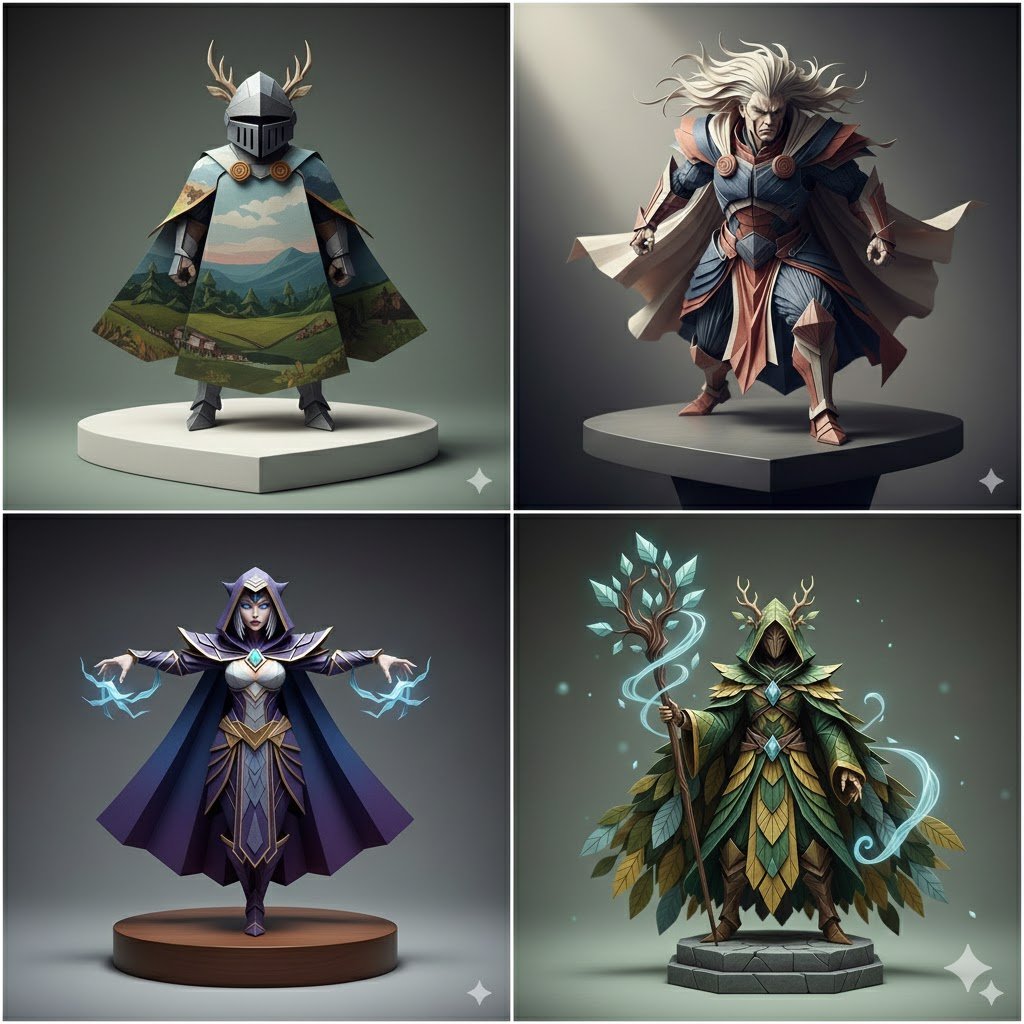 Hyper-Realistic Origami Sculpture Art