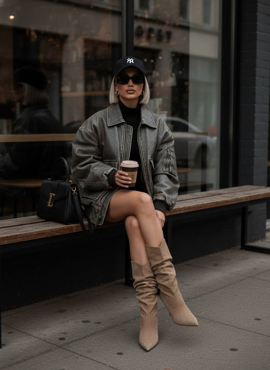 Cafe Street Style Portrait