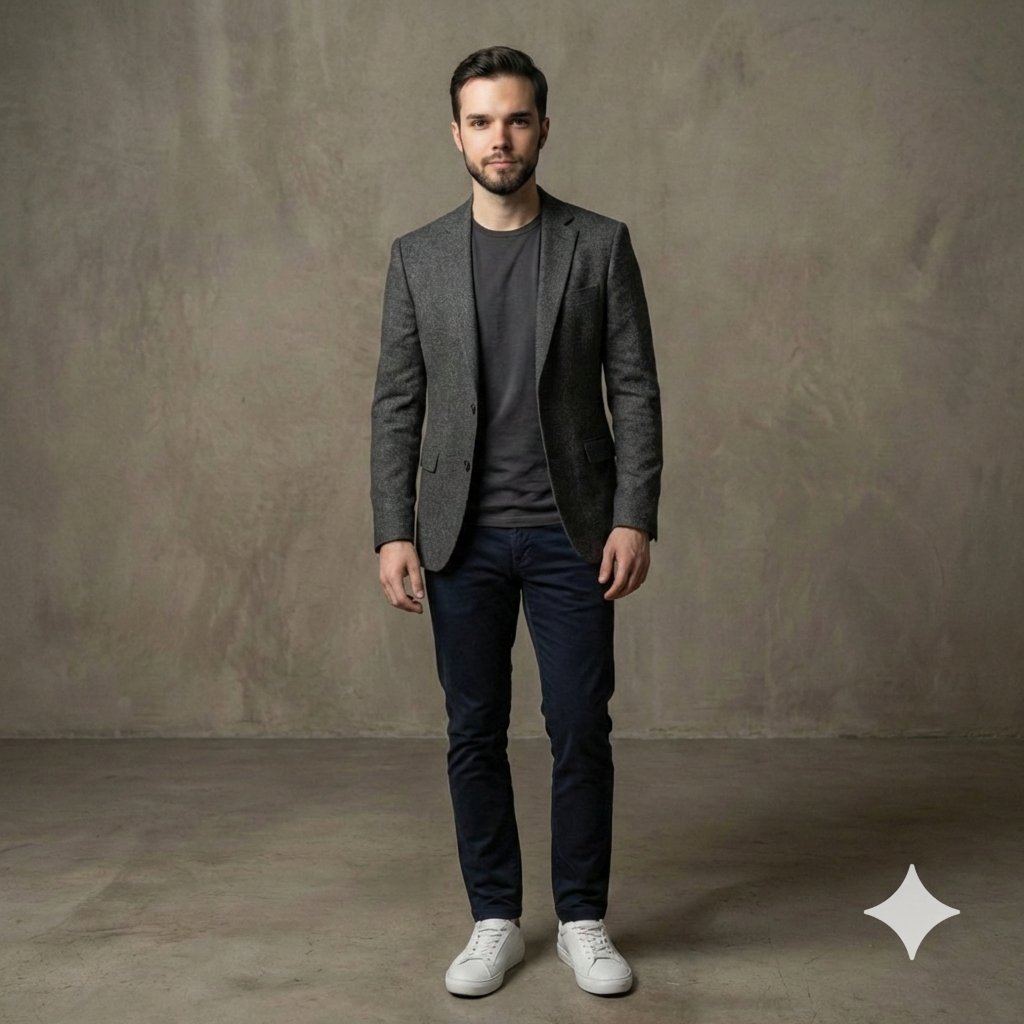Ultra Realistic Formal Studio Portrait