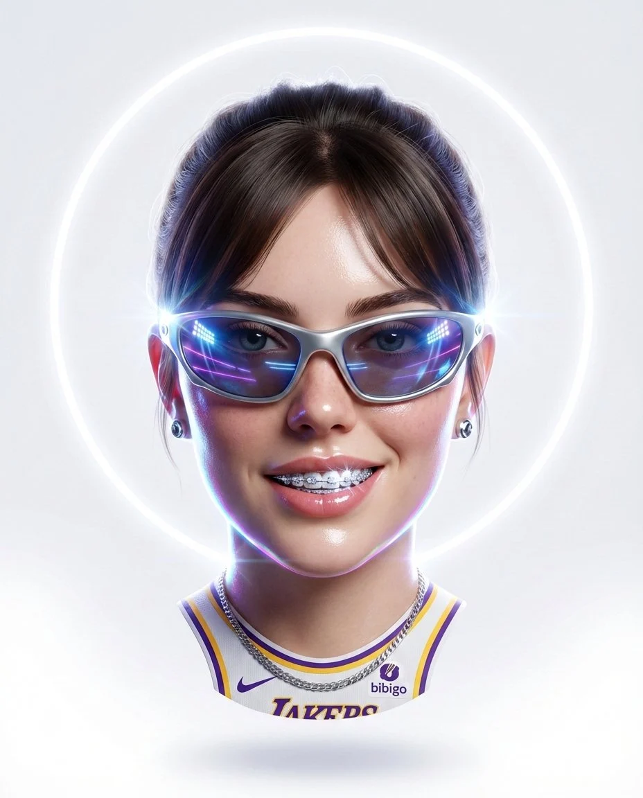 Lakers Champion Floating 3D Portrait