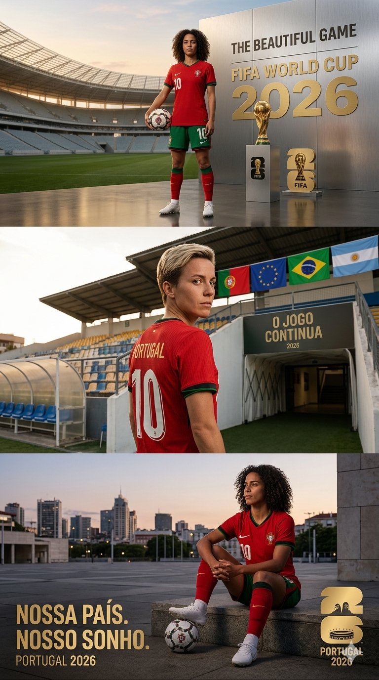Portugal Women's World Cup Poster
