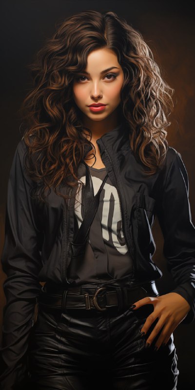 Gothic Blackletter Pinup Art in Artgerm Style