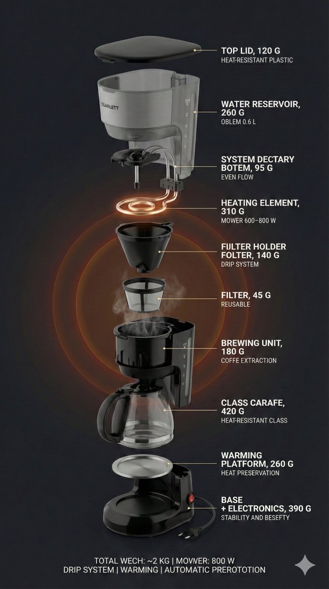 Coffee Machine Exploded View Reveal
