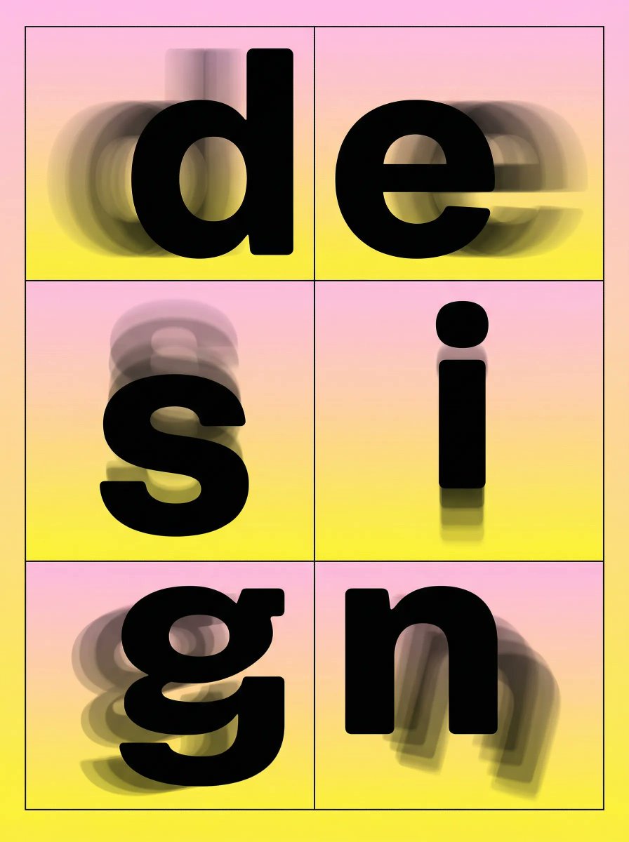 Bold Brutalist Typographic Poster