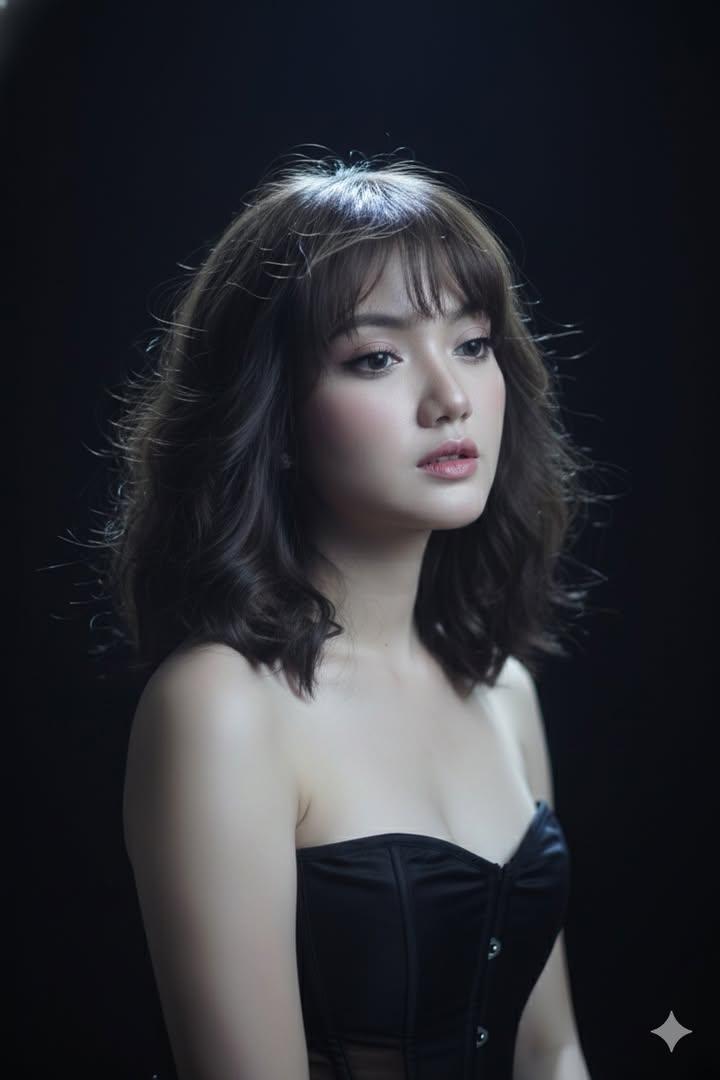 Ethereal Glow: A Dreamlike Melancholy Portrait