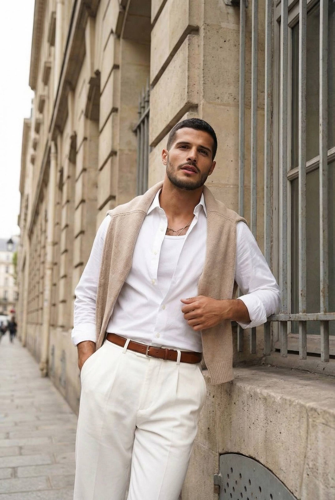 European Street Style Fashion Portrait