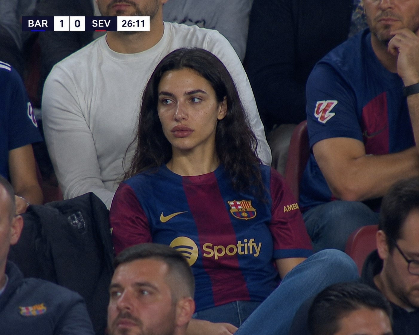 Surprised Fan Caught on Live TV