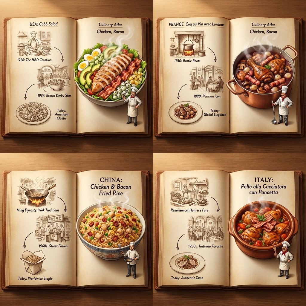 Chicken Bacon Culinary Atlas