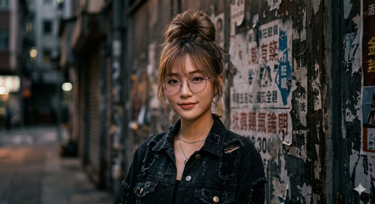 Urban Portrait of a Stylish Young Woman