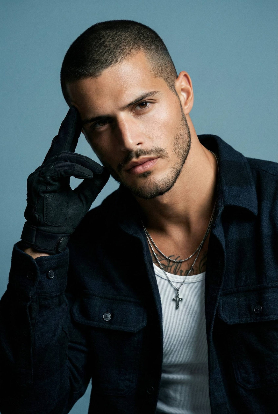 Confident Masculine Editorial Portrait