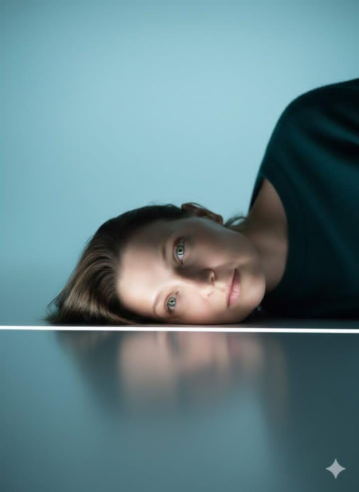 Surreal Minimalist Editorial Portrait Light