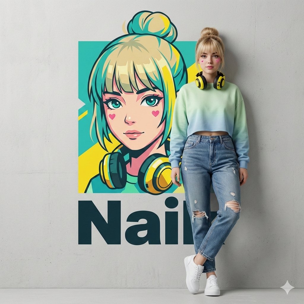 Hyper-realistic E-girl