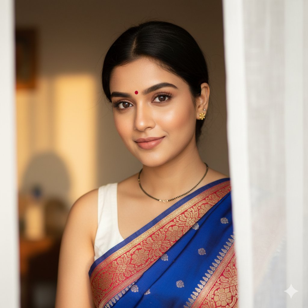 Sari Beauty by Window Light
