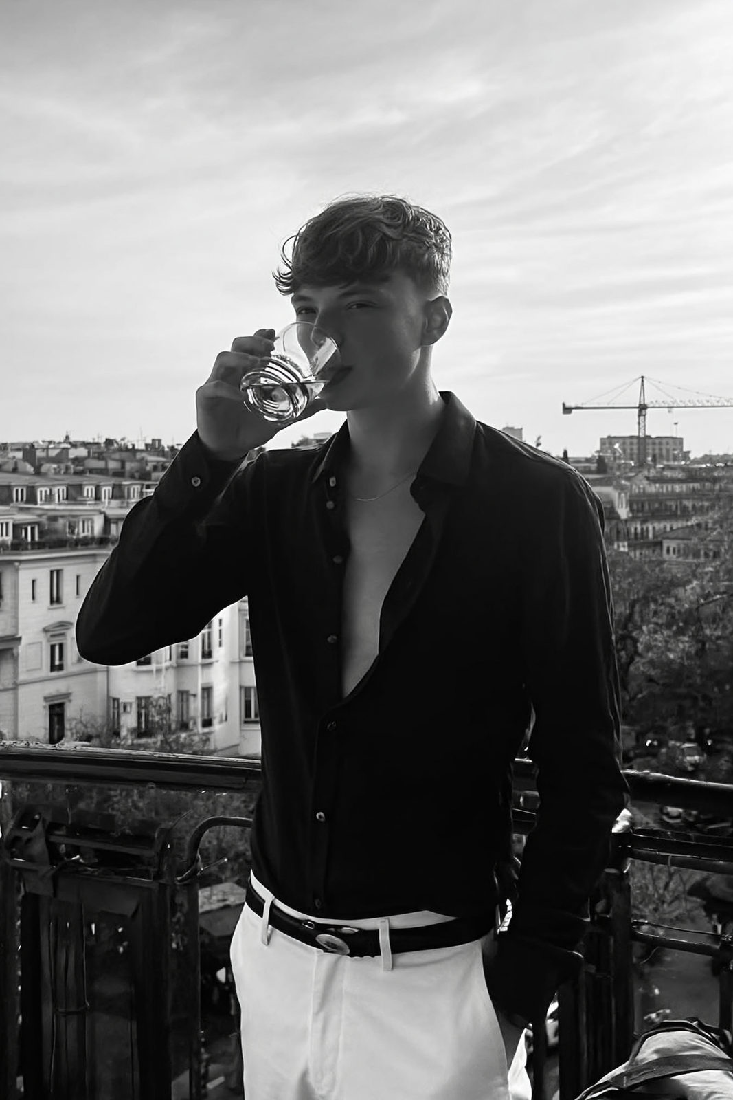 Monochrome Balcony Sip