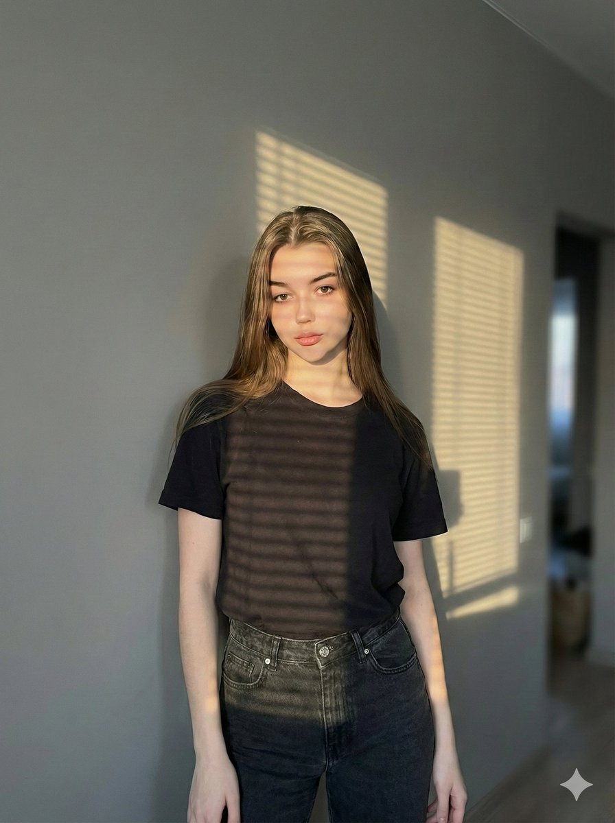 Golden Hour Window Portrait