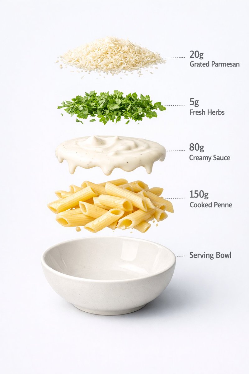 Creamy Pasta Deconstructed