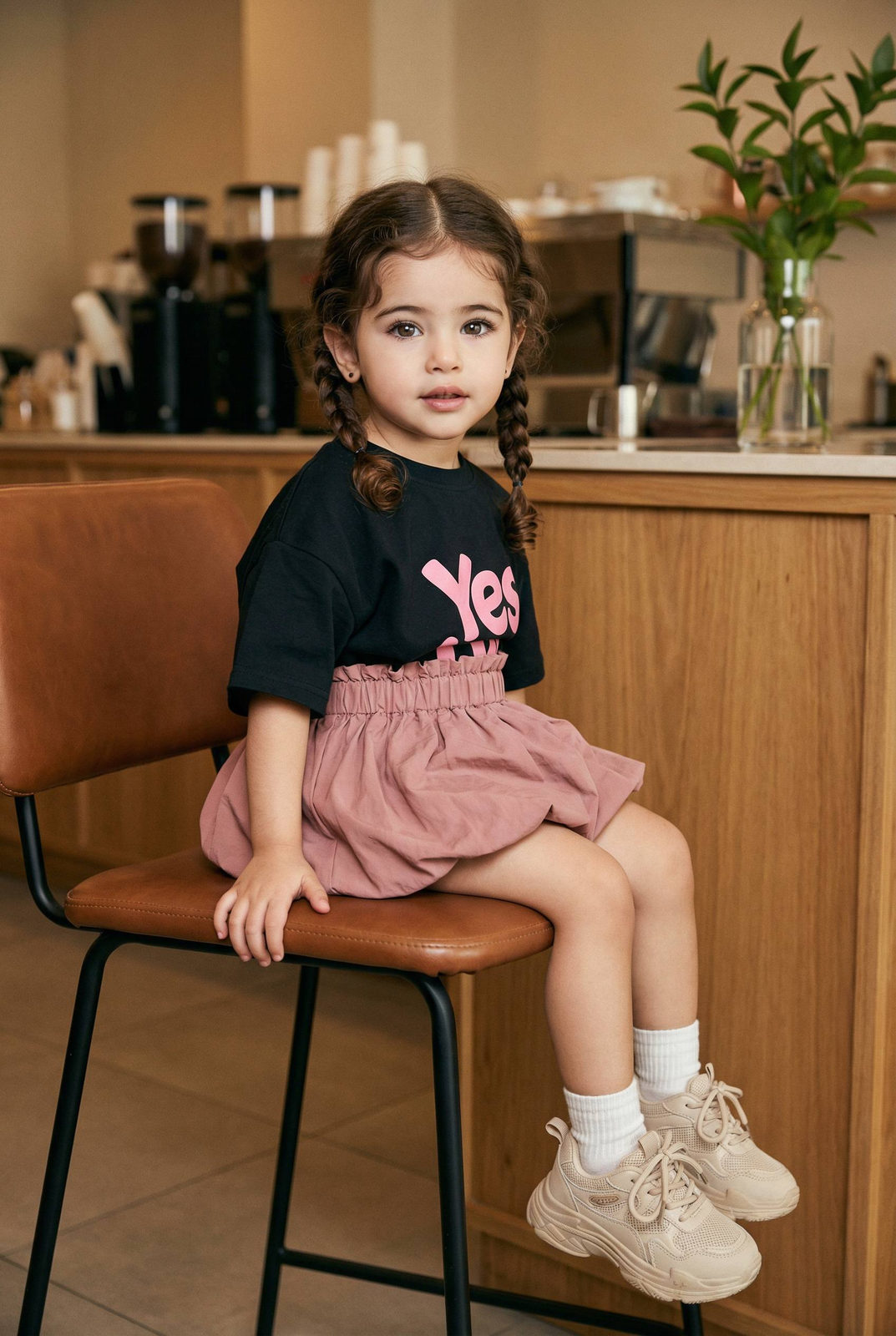 Cafe Girl Candid Lifestyle Shot