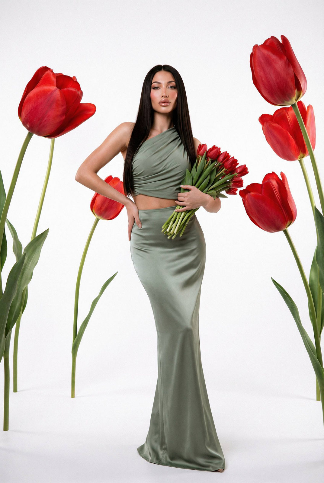 Red Tulip Fashion Editorial