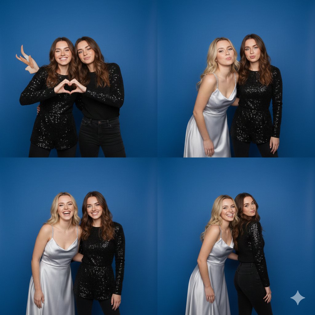 Duo Polaroid Studio Shoot