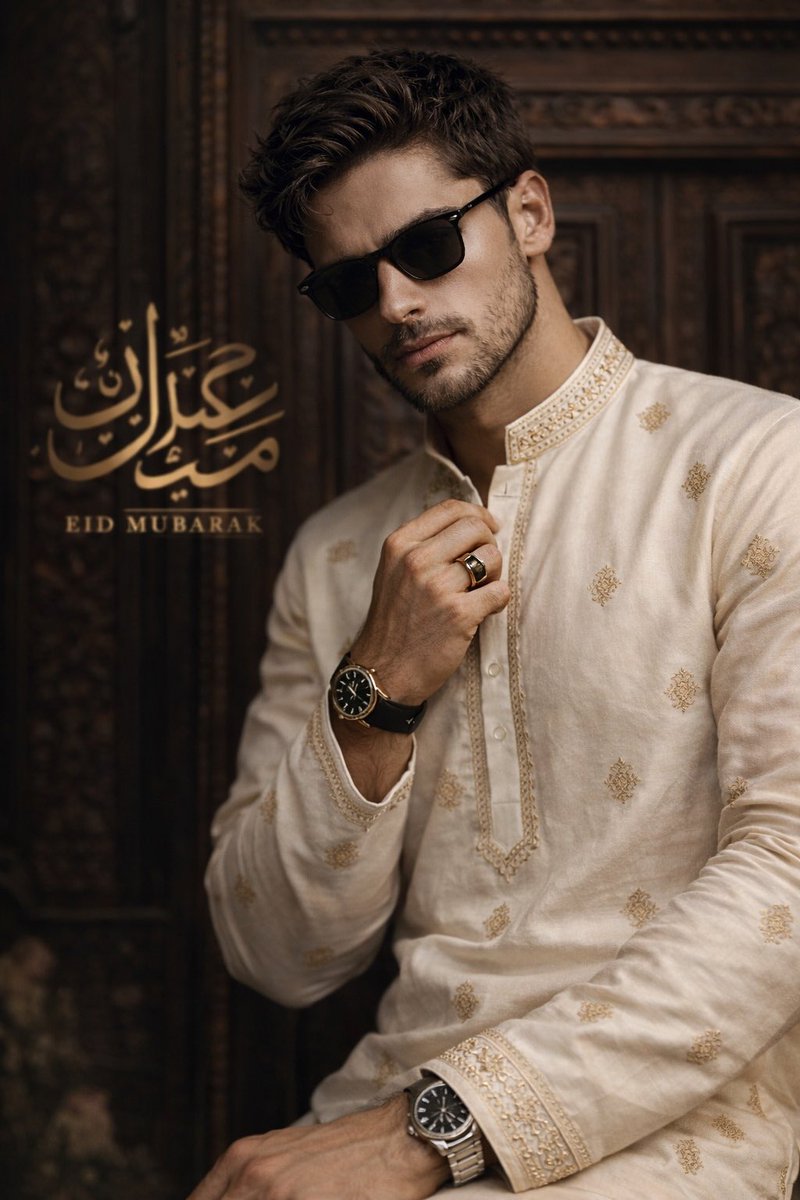 Stylish Eid Kurta Fashion Portrait
