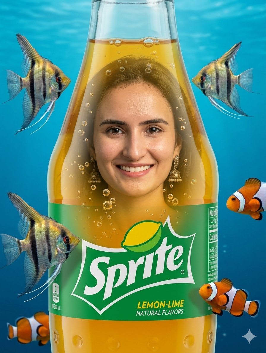 Magical Underwater Sprite Soda Ad