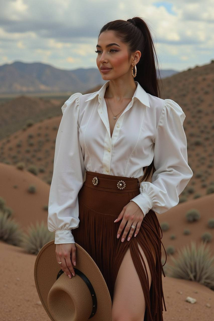 Western Cowgirl Fashion Editorial