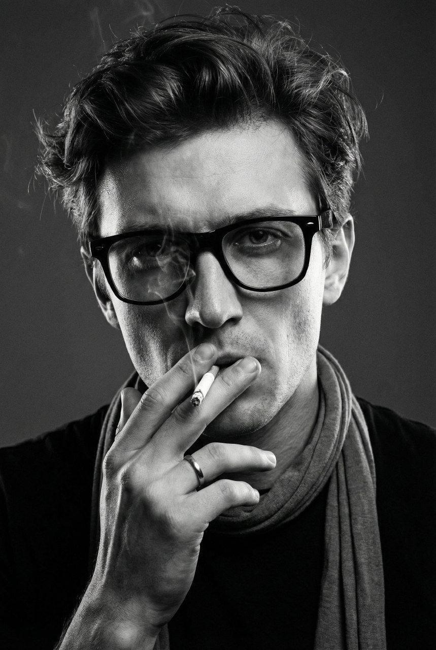 Noir Gentleman Portrait