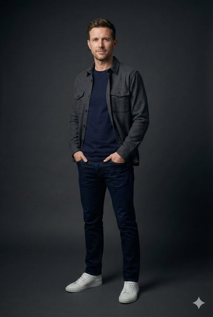Effortless British Style Studio Portrait