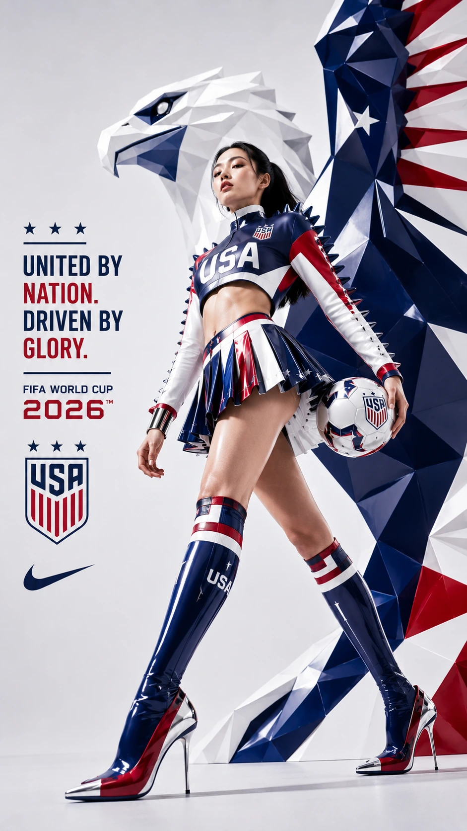 sports campaign poster of American